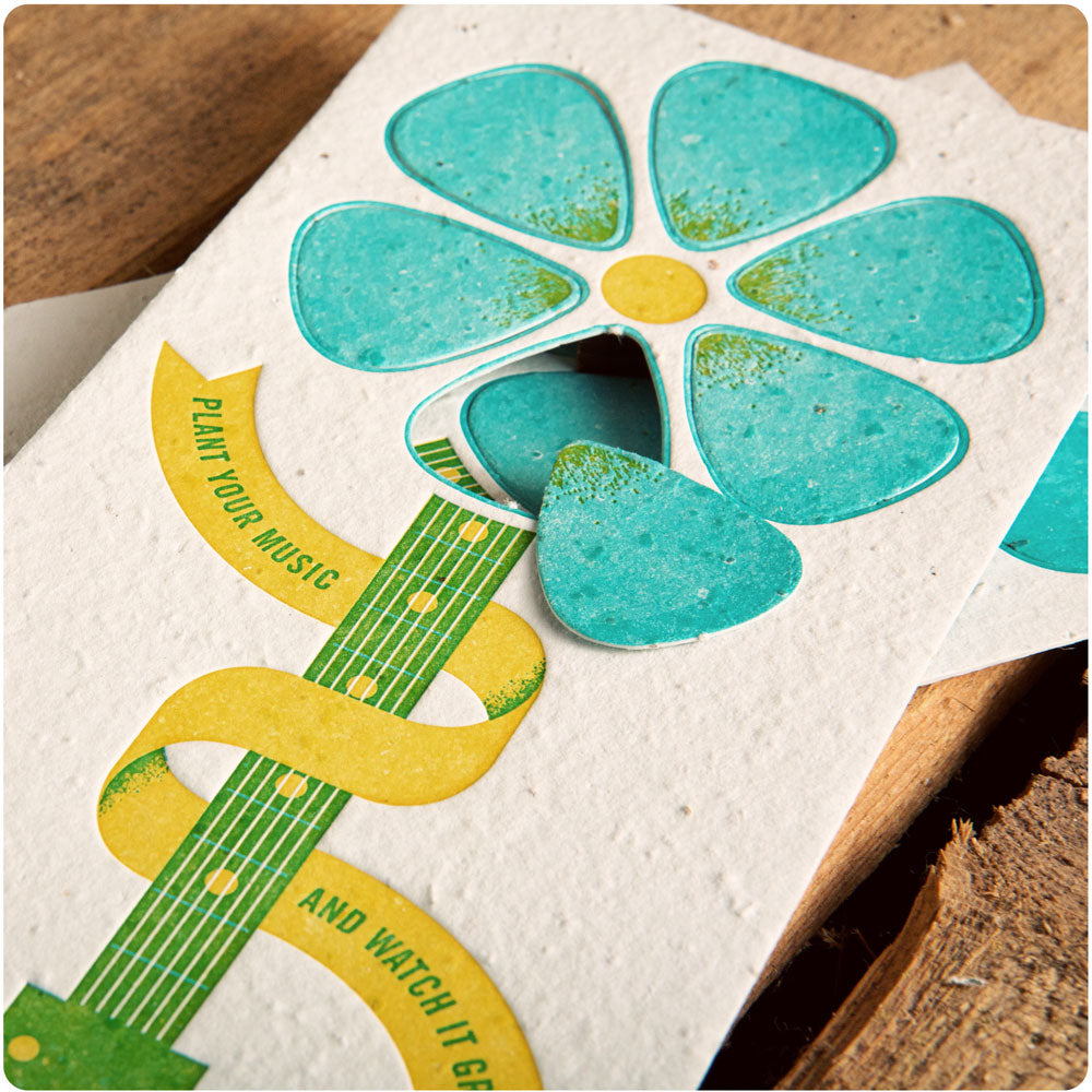flower seeds embedded in paper Plantable Seed Paper