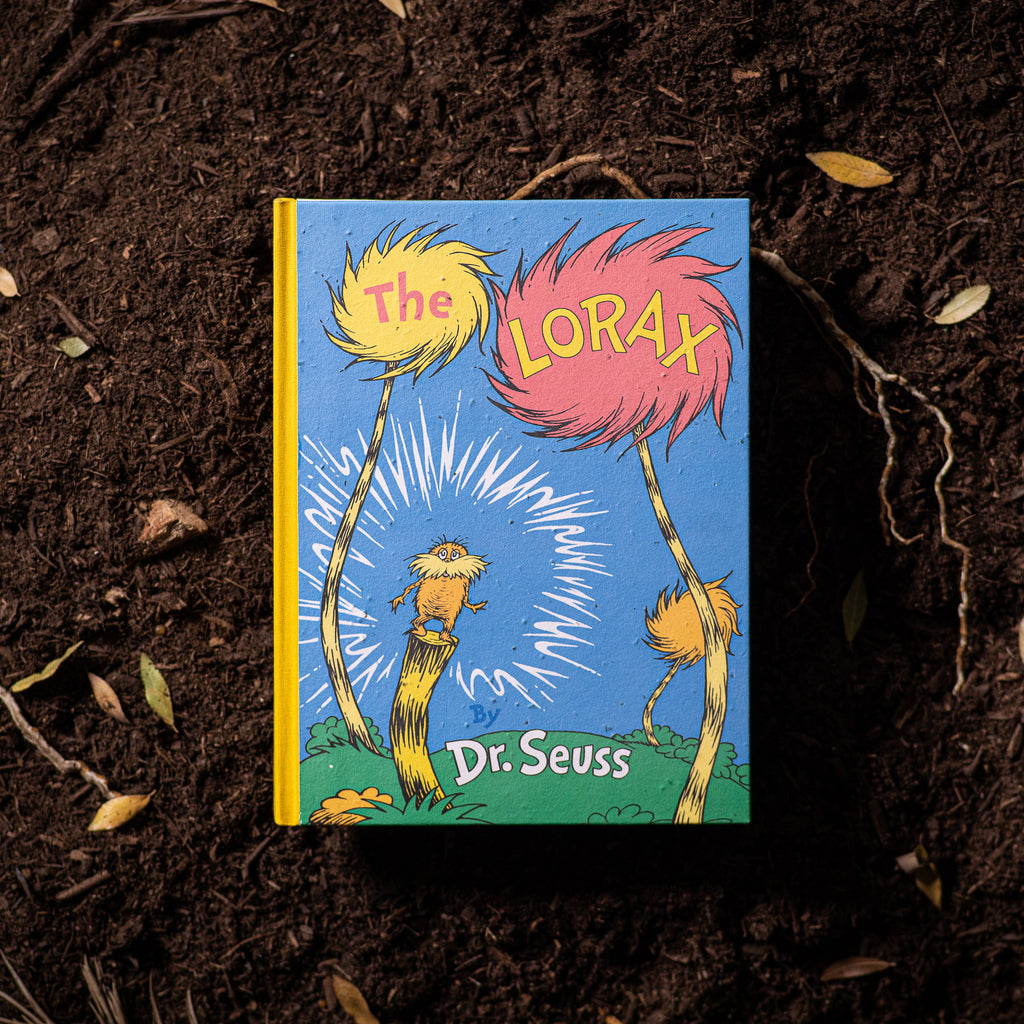 Fully plantable book in dirt