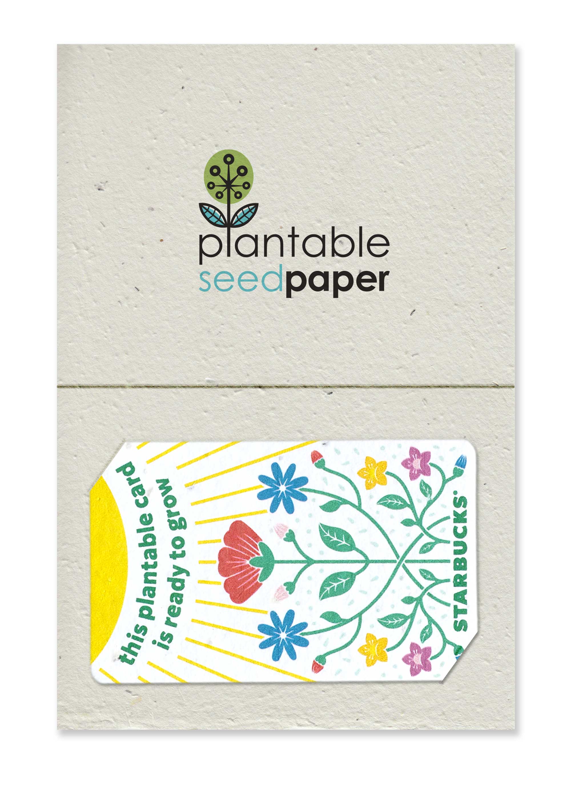Plantable Seed Paper Gift Card Holder - Digital plantableseedpaper Plantable Seed Paper Gift Card Holder - Digital plantableseedpaper