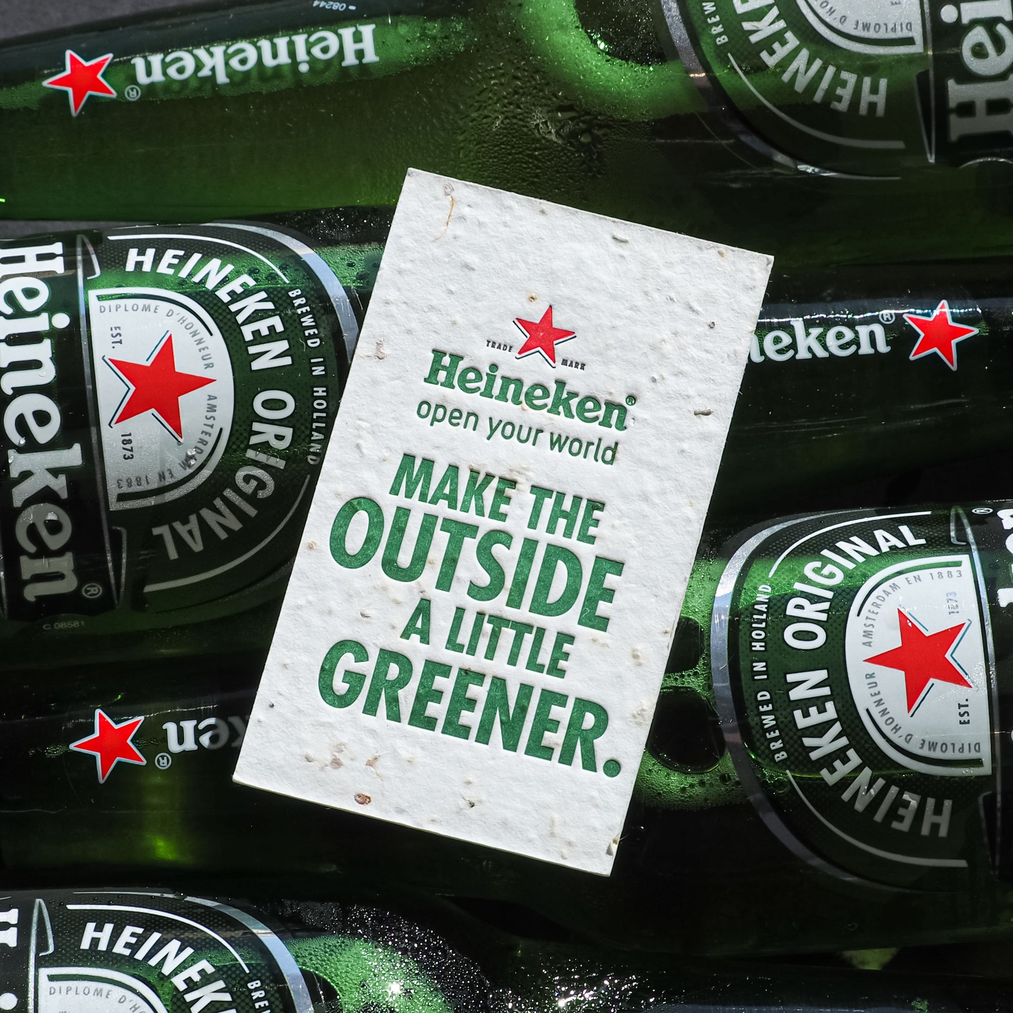 Heineken Business Cards – plantableseedpaper
