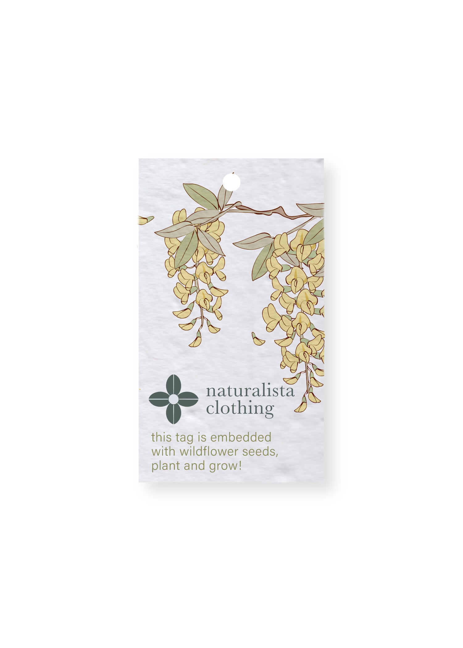 wildflower seeds embedded in paper Plantable Seed Paper Small Hang Tag