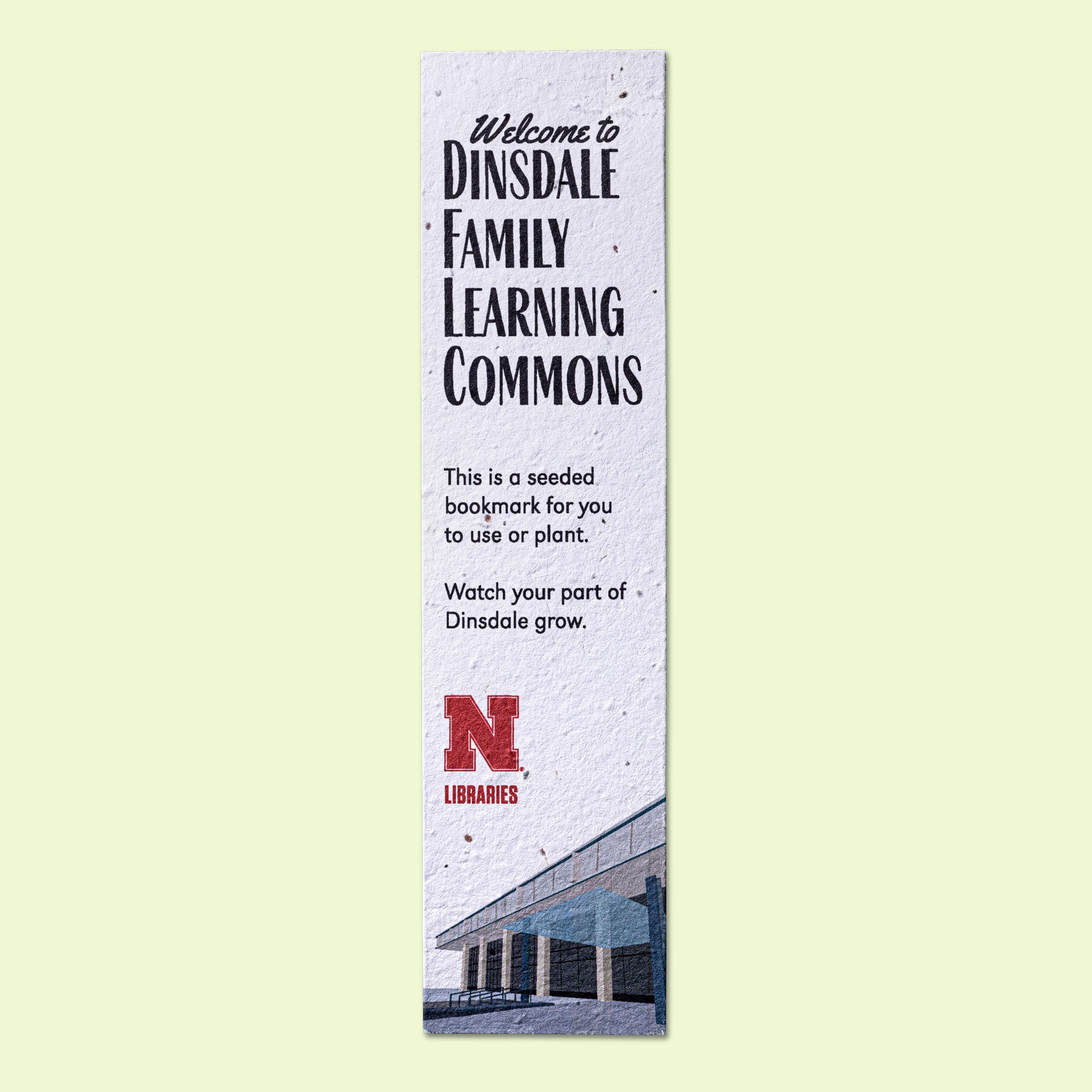 Plantable Seed Paper Bookmark Large - Letterpress – plantableseedpaper